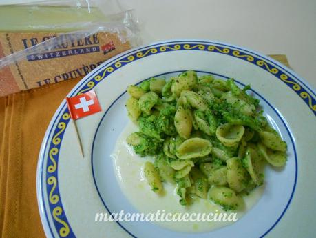 Orecchiette e Broccoli su Fonduta di Le Gruyère DOP per il contest Noicheeseamo