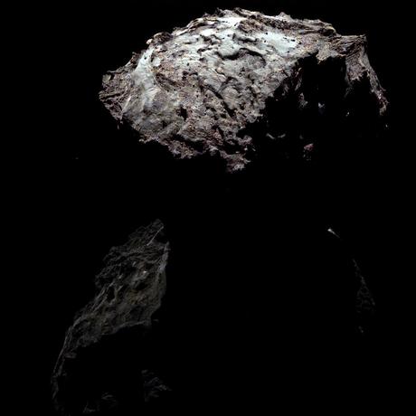 67P Rosetta NavCam 30 October 2014 virtual color