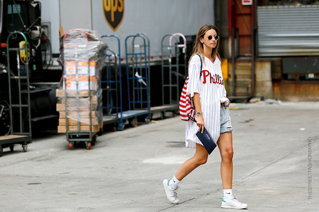 In the Street...Baseball T-shirt...For vogue.it