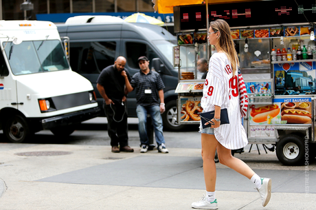 In the Street...Baseball T-shirt...For vogue.it