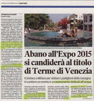 terme di venezia abano il mattino di padova 3 novembre 2014 expo milano