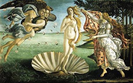 Sandro Botticelli, La nascita di Venere, 1483-1485, Firenze, Uffizi.