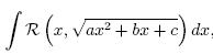 integrali di funzioni irrazionali, sostituzioni trigonometriche ed iperboliche
