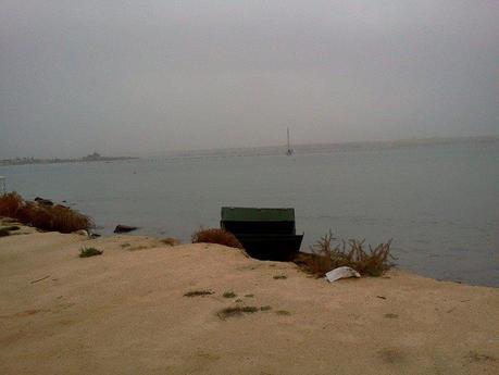 Siracusa: primi effetti del maltempo o vandalismo? La segnalazione di un lettore isola-spiaggia-monnezza