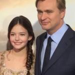 Mackenzie Foy e Christopher Nolan