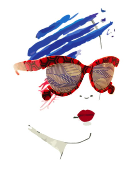 Celebration Eyewear: Anna Piaggi secondo Oscar Mamooi.