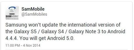 Galaxy S4 Galxy S5 Note 3