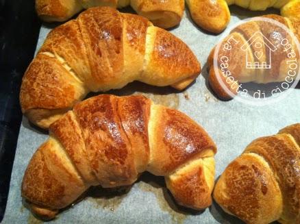 Brioches con nutella con esubero pasta madre