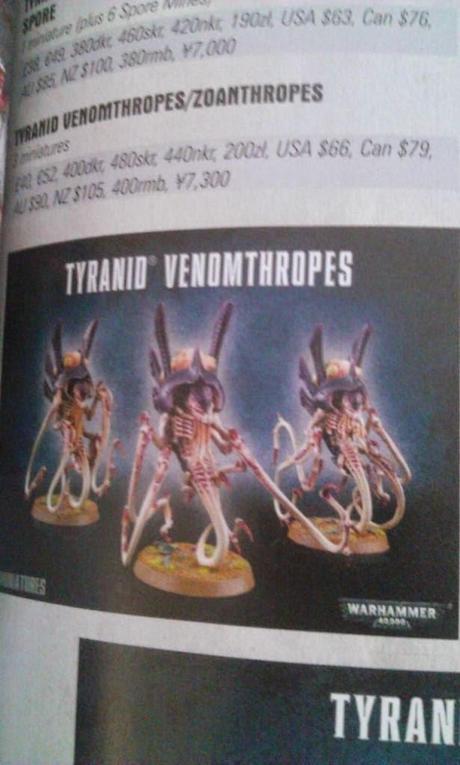 Nuovi Tiranidi: Zoantropi, Velenotropi e Neurotropo!! Nuovi Tiranidi: Zoantropi, Velenotropi e Neurotropo!!