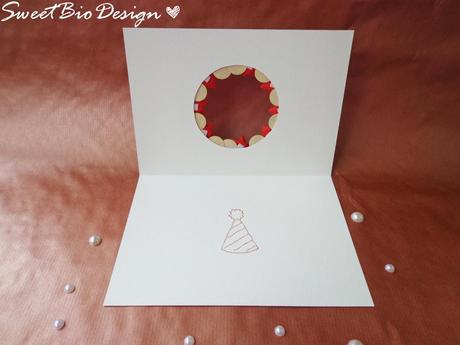 Biglietto Natalizio con Ghirlanda - Christmas wearth Card collab DaWanda