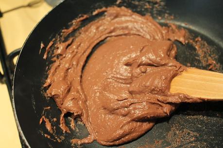 Chocolate Sandesh -  tartufi al cacao con chenna  (India)