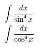 integrali di funzioni trigonometriche