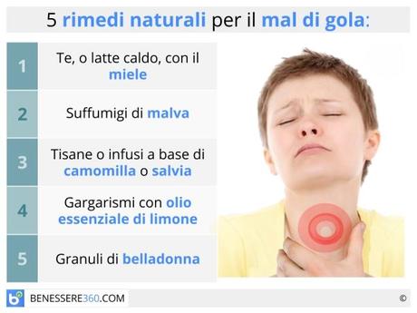 Mal di gola? Ecco qualche rimedio naturale