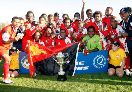 L'Hekari United, campione d'Oceania nel 2010