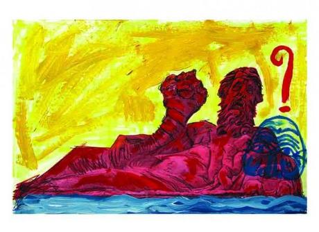 “Abbiamo messo la testa a posto”: si svela il restauro della Statua del dio Nilo disegno-lello-esposito-per-il-comitato