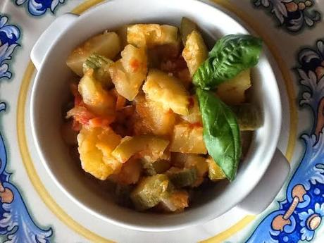 Piatto abruzzese: Zucchine e patate (Chicocce e patane)