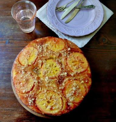 torta rovesciata di cachi