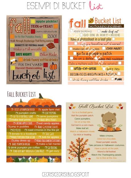 Fall Bucket List - Il contest con Alixia di Le Chat Gourmand