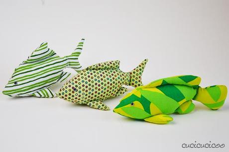 Finger Pocket Fish: a review of the softie toy pattern by Just Bananas over Soft Toys