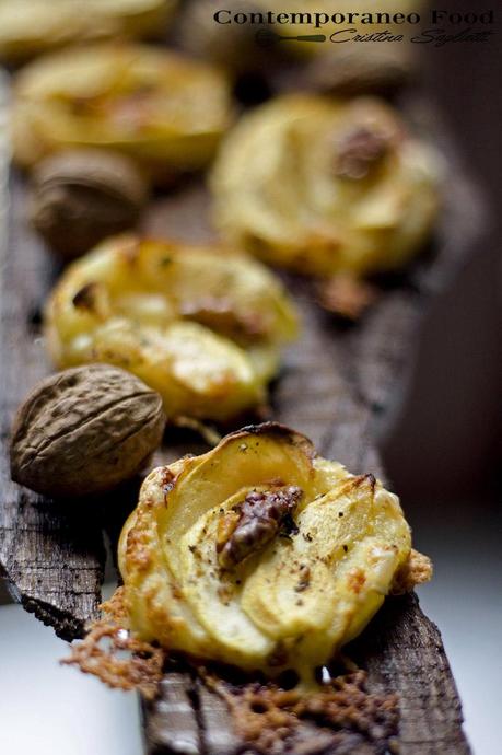 Sfoglie con mela verde, Camembert, noci e sale affumicato – golosissime atmosfere autunnali - sfoglie-mele-camambert-noci-2-contemporaneo-food