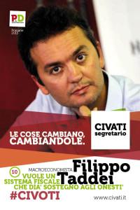Quando Filippo Taddei non amava Matteo Renzi, ma Filippo Civati