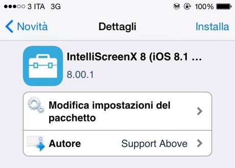 Tweak Cydia (iOS 8.x) – IntelliscreenX 8 è disponibile su Cydia! [Aggiornato]