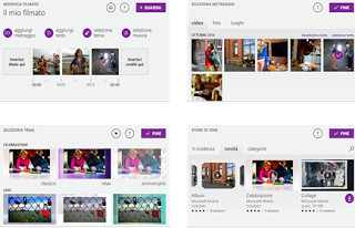 Alcune immagini di Movie Creator Beta