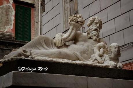 La statua del dio Nilo ha nuovamente la sua sfinge Il corpo di Napoli restaurato