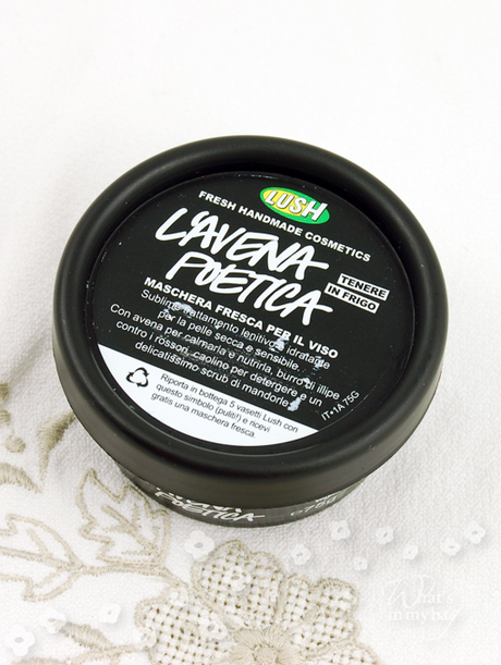 Bathtub's things n°68: Lush, L'Avena Poetica