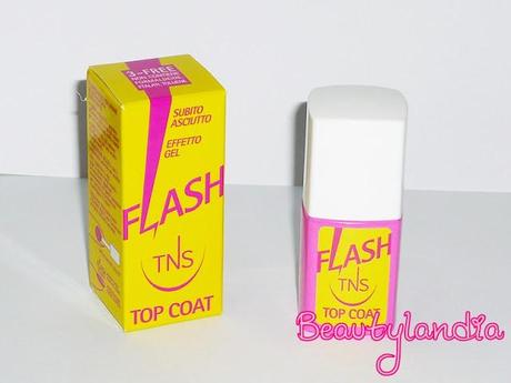 TNS COSMETICS - Smalto 411 e Flash top coat (manicure perfetta in 5 minuti) -