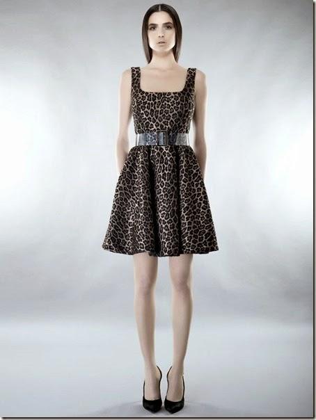 veronica toscano animalier dress