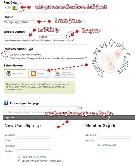 Come aggiungere il Widget Engageya al blog