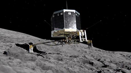 La storia di Rosetta e Philae da poco atterrati su una cometa lontana