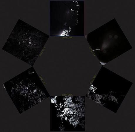 Philae #CometLanding CIVA 360 panorama