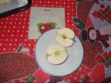 Stelline di Natale con cuore di mela Modì