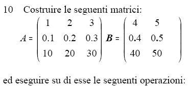 algebra lineare, matlab