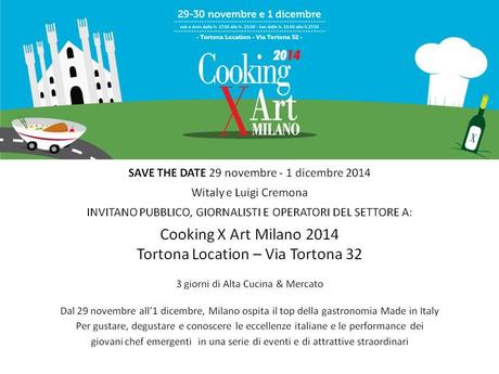 Cooking for art Milano 2014