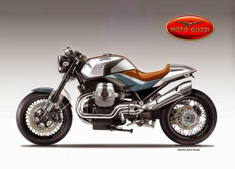 Design Corner - Moto Guzzi 940 CR Study by Oberdan Bezzi