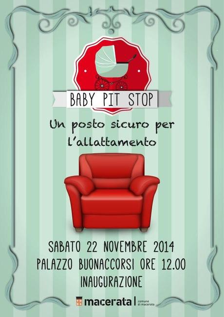 Inaugurazione Baby Pit Stop a Macerata sabato 22 novembre
