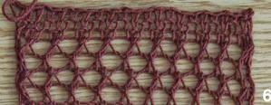 Punti traforati ai ferri: 6 varianti con spiegazioni / 6 different knitting mesh stitches with patterns