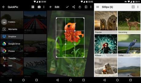 QuickPic e MX Player si aggiornano per Android 5.0 Lollipop