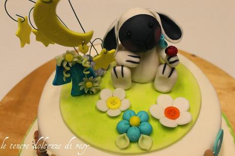 Sheep cake per un primo compleanno