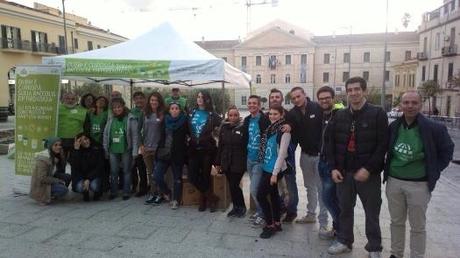 Sassari Raccolta differenziata, ecovolontari e studenti Esn assieme