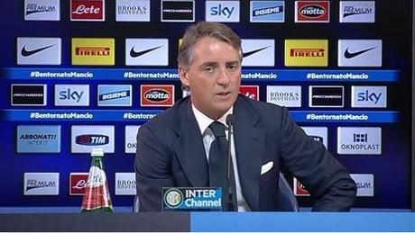 Mancini: ”Calcipoli? l’Inter ha gia’ risposto, Guarin un top, il vice non urgente, terzo posto? Vi dico che”