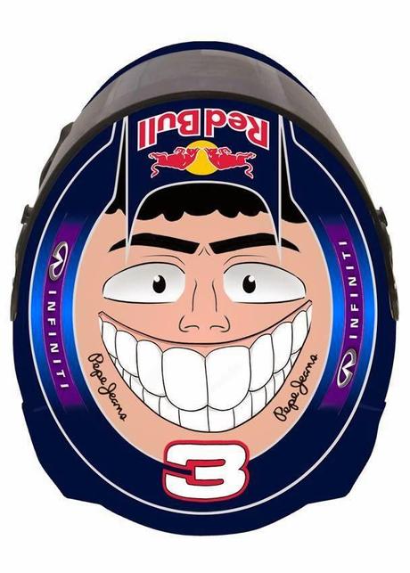 Arai GP-6 D.Ricciardo Abu Dhabi 2014