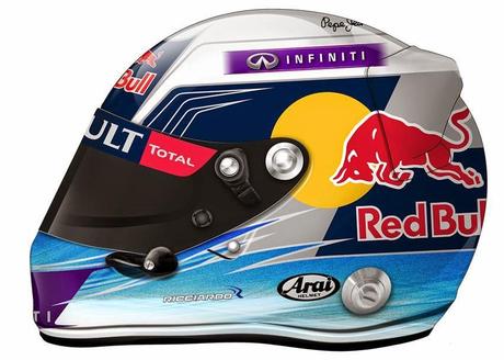 Arai GP-6 D.Ricciardo Abu Dhabi 2014