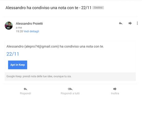 Google Keep: Material Design e condivisione note.....la rincorsa a Evernote continua...?!