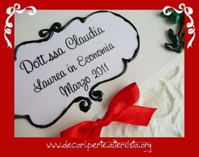 TOP CAKE LAUREA CLAUDIA TOP CAKE LAUREA CLAUDIA