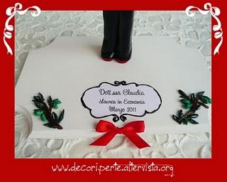 TOP CAKE LAUREA CLAUDIA TOP CAKE LAUREA CLAUDIA