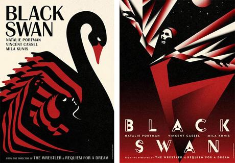 Black Swan: locandine grafiche